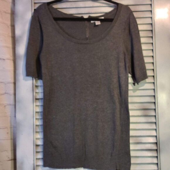 Motherhood Med Gray S/Sleeve Sweater - Picture 3 of 9